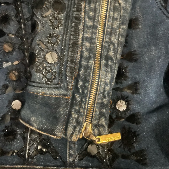 Vintage Rare Roberto Cavalli Denim jacket XS - Picture 12 of 14